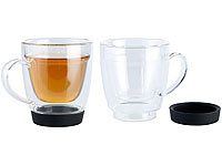 Cucina di Modena Doppelwandige Tasse für Kaffee, Tee und Co., 2er-Set; Espressokocher Espressokocher Espressokocher Espressokocher 