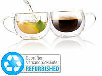 Cucina di Modena Tasse doppelwandig, Doppelwandige Tasse Glas